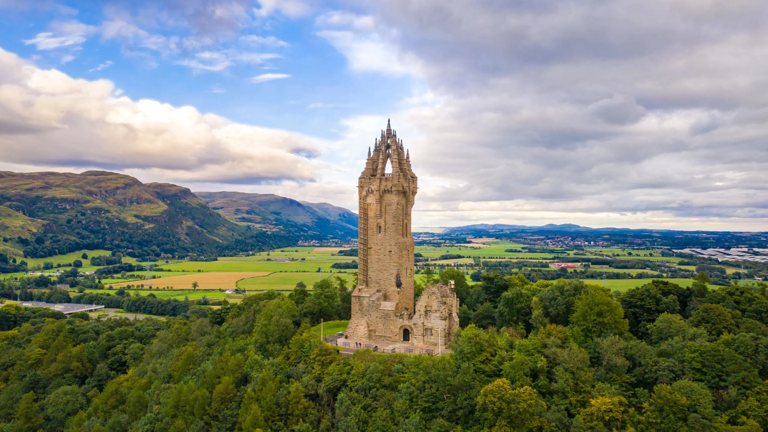 National Wallace Monument In Stirling In Scotland